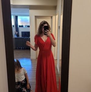 Red Size 2 DB Studio floor length dress